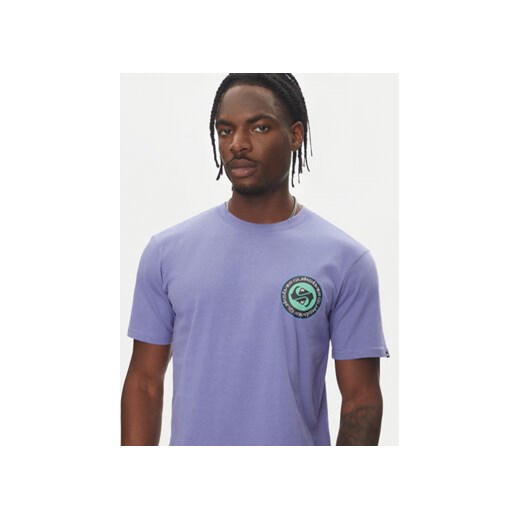 Quiksilver T-Shirt Circle Back Ss EQYZT08054 Fioletowy Regular Fit Quiksilver M MODIVO