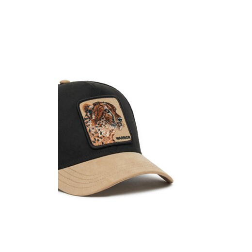 Goorin Bros Czapka z daszkiem The Suede Cheetah 101-1848-BLK Czarny Goorin Bros OS MODIVO