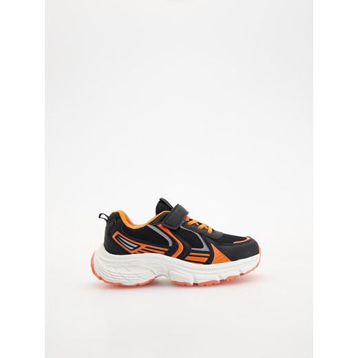 Reserved - Kolorowe sneakersy - czarny ze sklepu Reserved w kategorii Buty sportowe dziecięce - zdjęcie 182011384