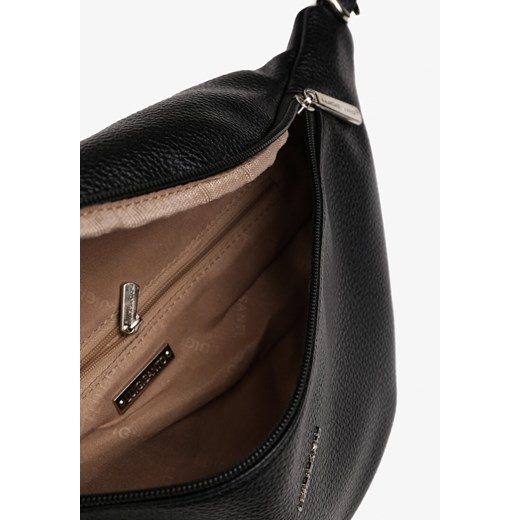 Czarna Nerka na Regulowanym Pasku ze Srebrnym Wykończeniem Turielle ONE SIZE okazja born2be.pl