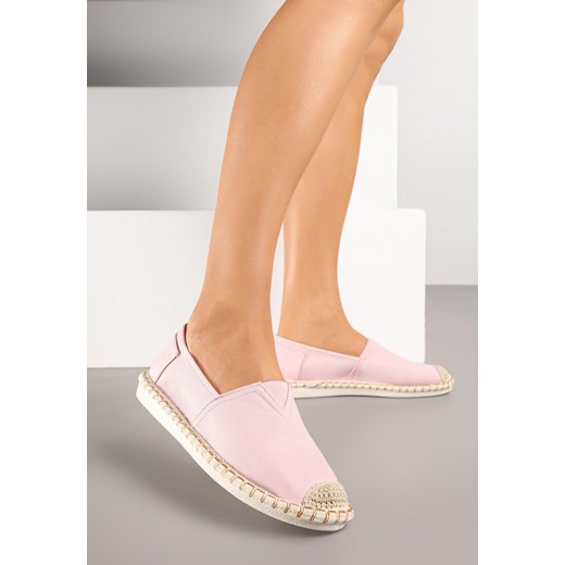 Różowe Espadryle z Plecionką Natifelle ze sklepu renee.pl w kategorii Espadryle damskie - zdjęcie 182013834
