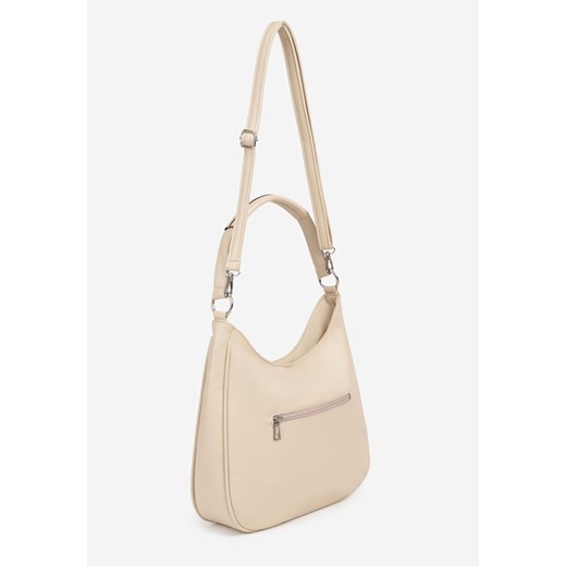 Jasnobeżowa Torebka Shopperka z Frędzlami i Aplikacją Gelluria Renee ONE SIZE renee.pl wyprzedaż