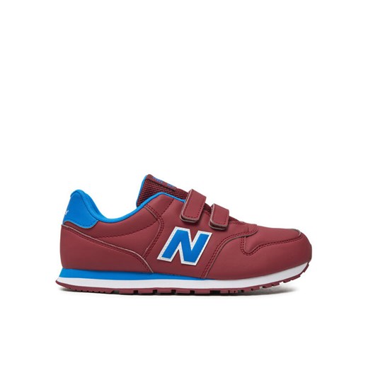 Sneakersy New Balance GV500CMB Bordowy ze sklepu eobuwie.pl w kategorii Buty sportowe dziecięce - zdjęcie 182022124