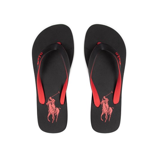 Japonki Polo Ralph Lauren Bolt Sn Csl 816830673003 Czarny ze sklepu eobuwie.pl w kategorii Klapki męskie - zdjęcie 182022321