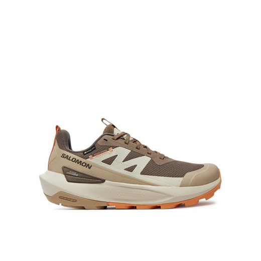 Sneakersy Salomon Elixir Activ Gore-Tex L47456400 Brązowy ze sklepu eobuwie.pl w kategorii Buty sportowe damskie - zdjęcie 182022323