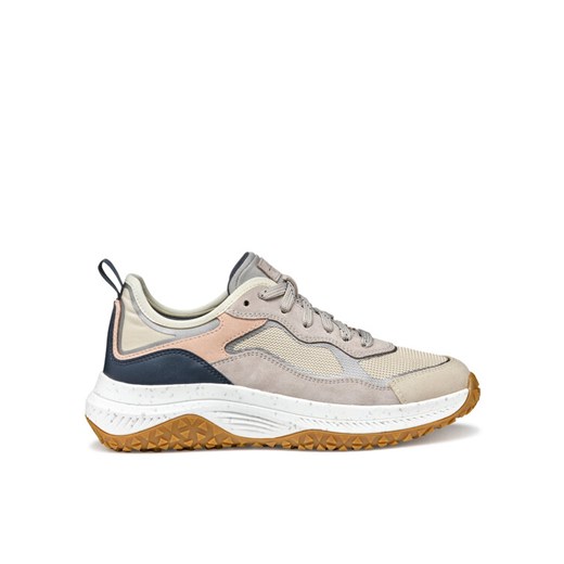 Sneakersy Geox D Oliviera + Grip D55VNA 0AS22 CH65Y Beżowy ze sklepu eobuwie.pl w kategorii Buty sportowe damskie - zdjęcie 182022360