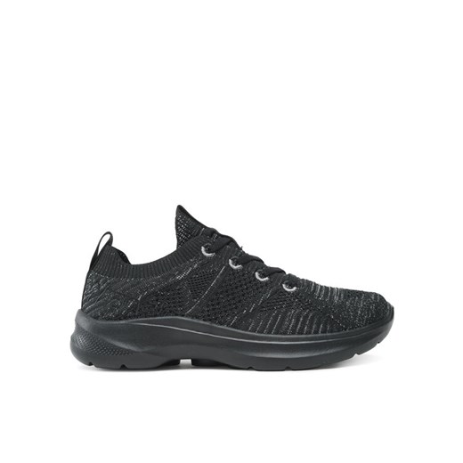 Sneakersy Wrangler Fresh Lace WL31670A Czarny ze sklepu eobuwie.pl w kategorii Buty sportowe damskie - zdjęcie 182022550