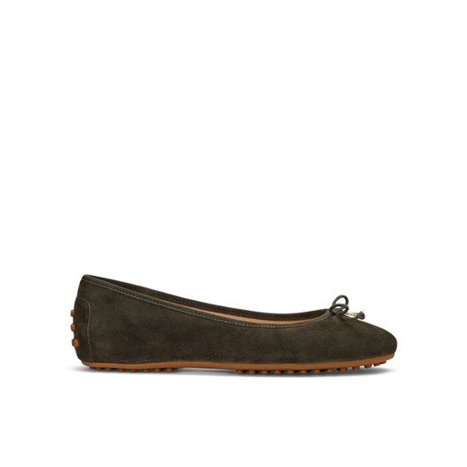 Baleriny LAUREN RALPH LAUREN 802951376003 Zielony ze sklepu eobuwie.pl w kategorii Balerinki - zdjęcie 182022574