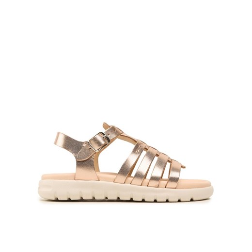 Sandały Geox J Sandal Soleima Gir J35GSB000CFC7018 S Złoty ze sklepu eobuwie.pl w kategorii Sandały dziecięce - zdjęcie 182022614