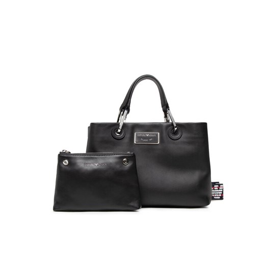 Torebka Emporio Armani Y3D166 Y478E 80001 Czarny ze sklepu eobuwie.pl w kategorii Torby Shopper bag - zdjęcie 182022664