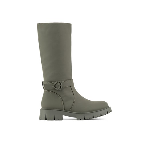 Oficerki DeeZee CS5907-18 Khaki ze sklepu eobuwie.pl w kategorii Buty zimowe dziecięce - zdjęcie 182022771