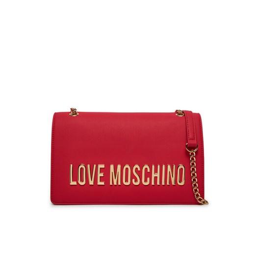 Torebka LOVE MOSCHINO JC4192PP1LKD0500 Czerwony ze sklepu eobuwie.pl w kategorii Kopertówki - zdjęcie 182022904