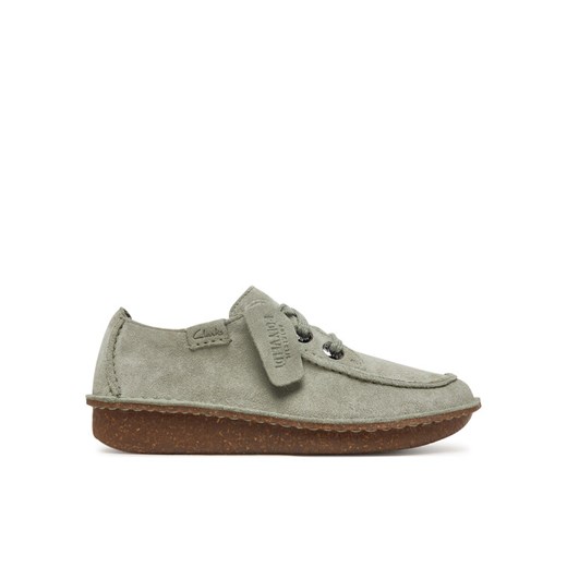 Półbuty Clarks Funny Dream 26182262 Zielony ze sklepu eobuwie.pl w kategorii Półbuty damskie - zdjęcie 182023192