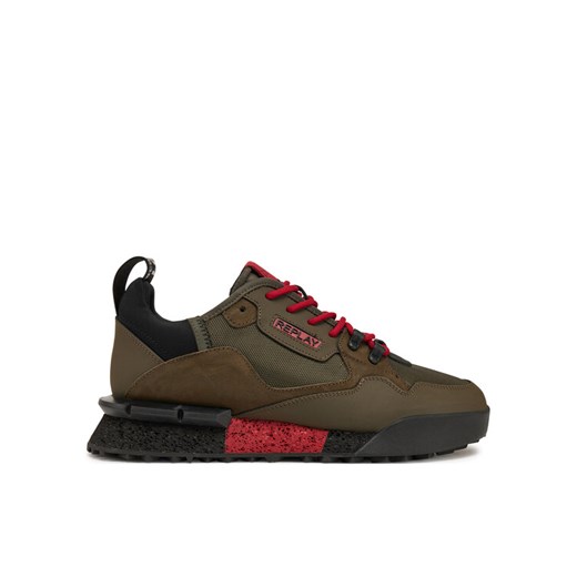Sneakersy REPLAY GMS1P .000.C0057L Zielony ze sklepu eobuwie.pl w kategorii Buty sportowe męskie - zdjęcie 182023193