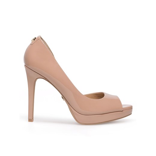Szpilki Nine West WFA2733-1 Beżowy ze sklepu eobuwie.pl w kategorii Czółenka - zdjęcie 182023250