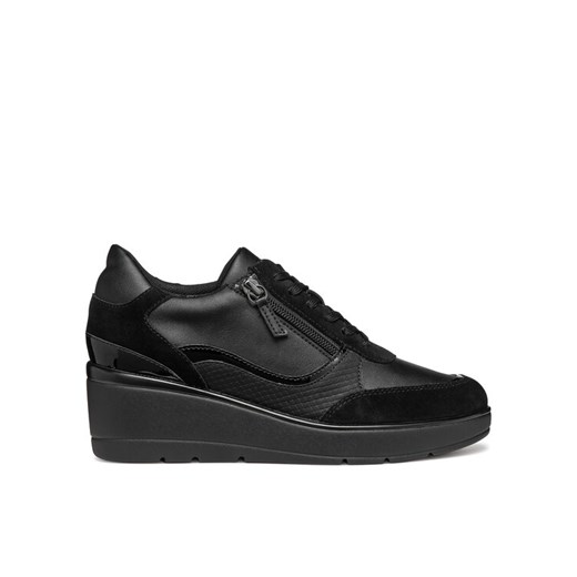 Sneakersy Geox D Ilde D46RAA 05422 C9999 Czarny ze sklepu eobuwie.pl w kategorii Buty sportowe damskie - zdjęcie 182023301