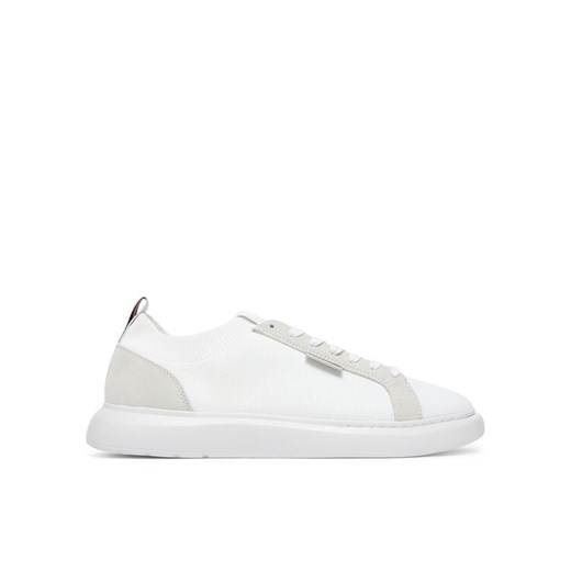 Sneakersy Tommy Hilfiger Light Cupsole Knit Seasonal FM0FM05403 Biały ze sklepu eobuwie.pl w kategorii Buty sportowe męskie - zdjęcie 182023424
