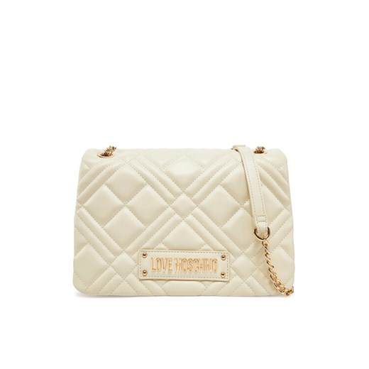 Torebka LOVE MOSCHINO JC4153PP1MLA0110 Beżowy ze sklepu eobuwie.pl w kategorii Kopertówki - zdjęcie 182023640