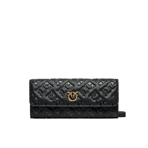 Torebka Pinko Love Tiny Brids Wallet C AI 24-25 PCPL 103765 A1YB Czarny ze sklepu eobuwie.pl w kategorii Listonoszki - zdjęcie 182023653