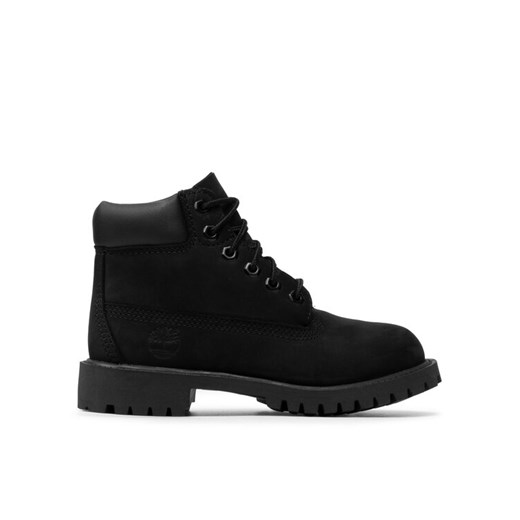 Trapery Timberland 6 In Premum Wp TB0127070011 Czarny ze sklepu eobuwie.pl w kategorii Buty zimowe dziecięce - zdjęcie 182023714