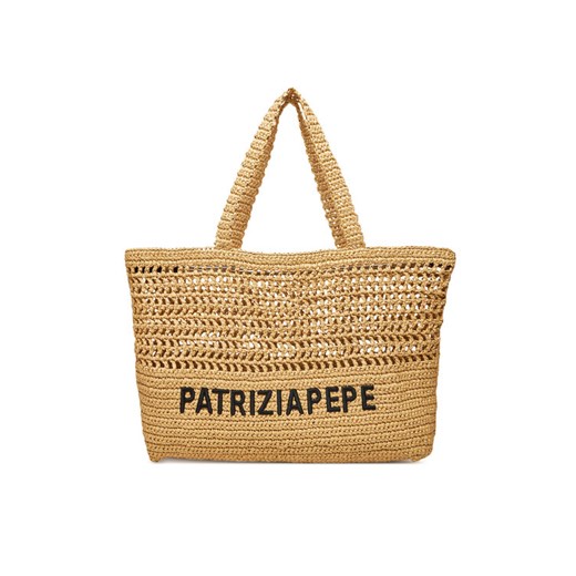 Torebka Patrizia Pepe 2B0119/V039 Beżowy ze sklepu eobuwie.pl w kategorii Torby Shopper bag - zdjęcie 182023774