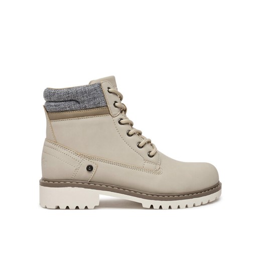 Trapery Wrangler Cassidy Women High 20243070.35E Beżowy ze sklepu eobuwie.pl w kategorii Workery damskie - zdjęcie 182023861