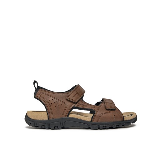 Sandały Geox Uomo Sandal Strada U4524B 000ME C6006 Brązowy ze sklepu eobuwie.pl w kategorii Sandały męskie - zdjęcie 182023880
