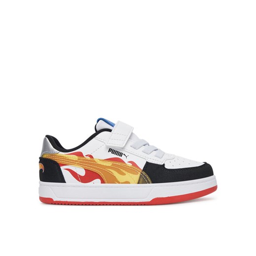 Sneakersy Puma Caven 2.0 Hot Wheels AC+ PS 401404 01 Biały ze sklepu eobuwie.pl w kategorii Buty sportowe dziecięce - zdjęcie 182023883