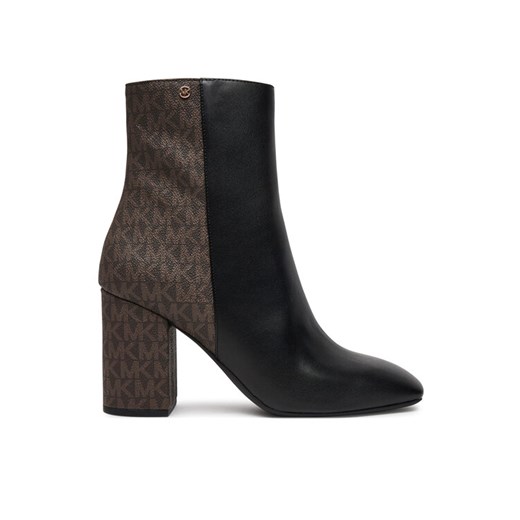 Botki MICHAEL Michael Kors 40F4HZHEFL Czarny ze sklepu eobuwie.pl w kategorii Botki - zdjęcie 182023931