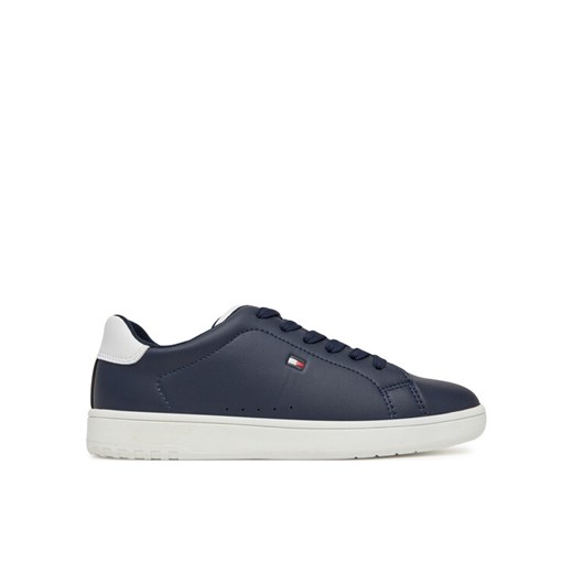 Sneakersy Tommy Hilfiger T3X9-33848-1355 S Granatowy ze sklepu eobuwie.pl w kategorii Buty sportowe dziecięce - zdjęcie 182023942