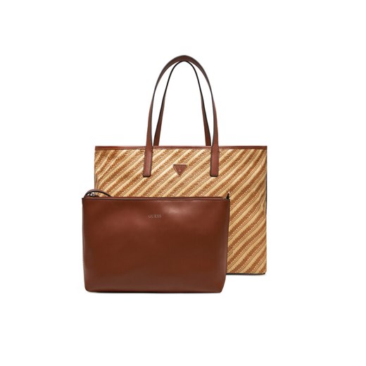 Torebka Guess HWWS93 18290 Brązowy ze sklepu eobuwie.pl w kategorii Torby Shopper bag - zdjęcie 182023960