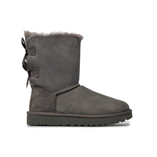 Śniegowce Ugg W Bailey Bow II 1016225 Szary ze sklepu eobuwie.pl w kategorii Śniegowce damskie - zdjęcie 182024023