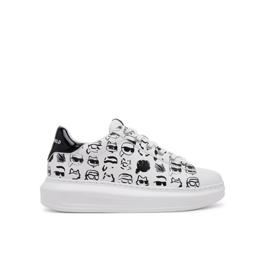 Sneakersy KARL LAGERFELD KL62512 Biały ze sklepu eobuwie.pl w kategorii Buty sportowe damskie - zdjęcie 182024081