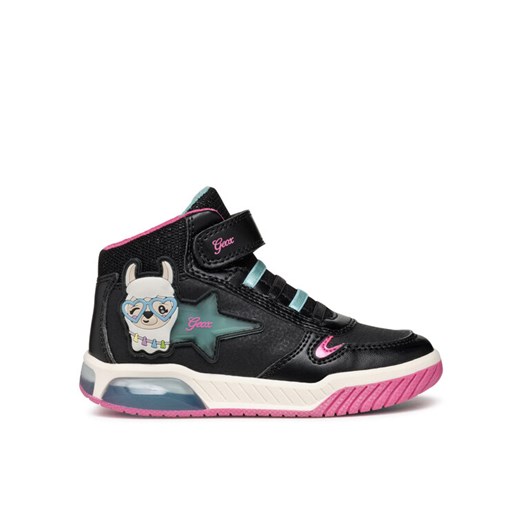 Sneakersy Geox J Inek Girl J36ASC 0CENF C9B4A M Czarny ze sklepu eobuwie.pl w kategorii Buty sportowe dziecięce - zdjęcie 182024261