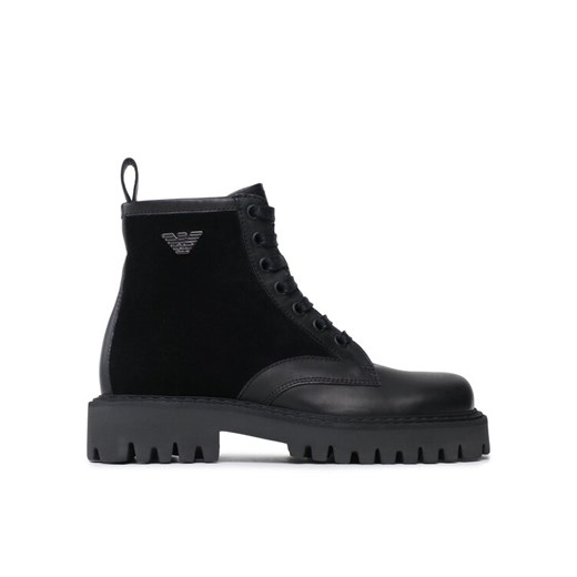 Trapery Emporio Armani X4M383 XN630 K001 Czarny ze sklepu eobuwie.pl w kategorii Buty zimowe męskie - zdjęcie 182024263