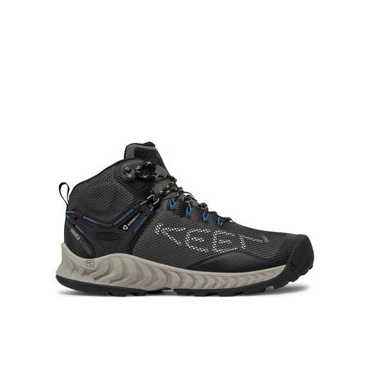 Trekkingi Keen Nxis Evo Mid Wp 1026108 Szary ze sklepu eobuwie.pl w kategorii Buty trekkingowe męskie - zdjęcie 182024271