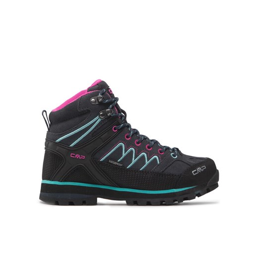 Trekkingi CMP Moon Mid Wmn Trekking Shoe Wp 31Q4796 Szary ze sklepu eobuwie.pl w kategorii Buty trekkingowe damskie - zdjęcie 182024274