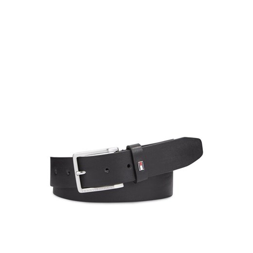 Pasek Męski Tommy Hilfiger Oliver 3.5 Adj AM0AM12166 Czarny ze sklepu eobuwie.pl w kategorii Paski męskie - zdjęcie 182024343