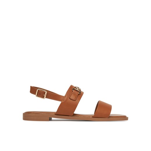 Sandały Nine West 678322-CCC Brązowy ze sklepu eobuwie.pl w kategorii Sandały damskie - zdjęcie 182024363