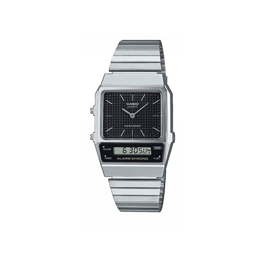 Zegarek Casio Vintage Classic AQ-800E -1AEF Srebrny ze sklepu eobuwie.pl w kategorii Zegarki - zdjęcie 182024364