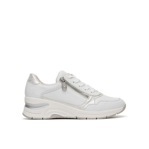 Sneakersy Rieker N9301-80 Biały ze sklepu eobuwie.pl w kategorii Buty sportowe damskie - zdjęcie 182024531