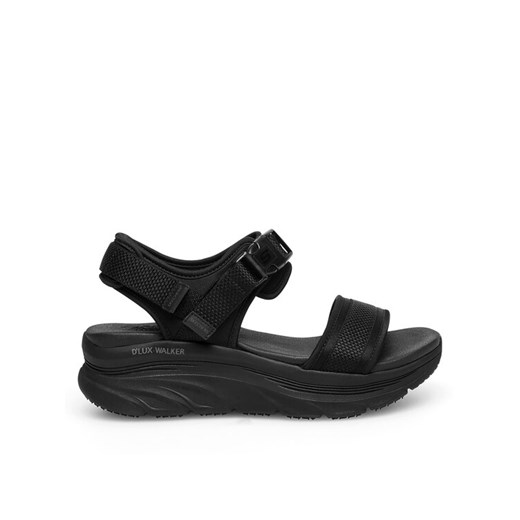 Sandały Skechers D'LUX WALKER 119824 BBK Czarny ze sklepu eobuwie.pl w kategorii Sandały damskie - zdjęcie 182024600