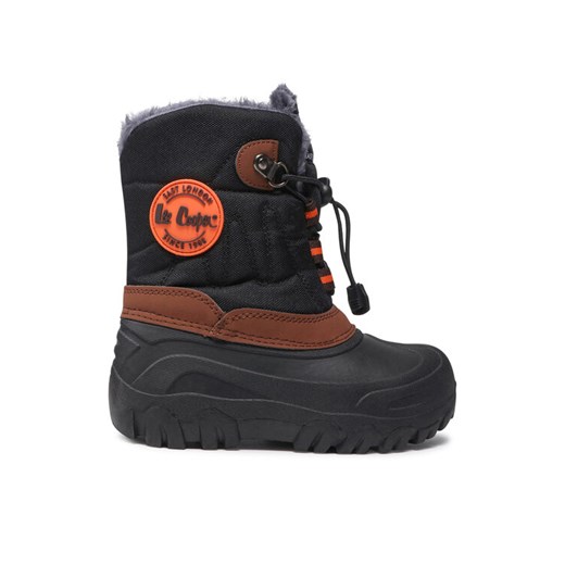 Kozaki Lee Cooper LCJ-21-44-0524K Czarny ze sklepu eobuwie.pl w kategorii Buty zimowe dziecięce - zdjęcie 182024640