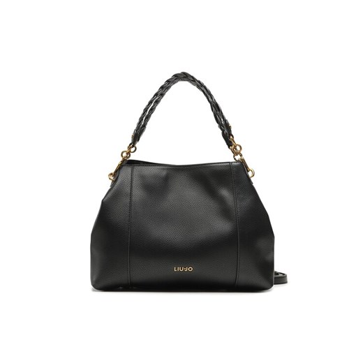 Torebka Liu Jo Ecs M Satchel AXX022 E0031 Czarny ze sklepu eobuwie.pl w kategorii Torby Shopper bag - zdjęcie 182024661