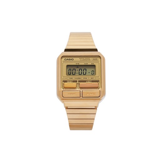 Zegarek Casio Vintage 80s A120WEG-9AEF Złoty ze sklepu eobuwie.pl w kategorii Zegarki - zdjęcie 182024664