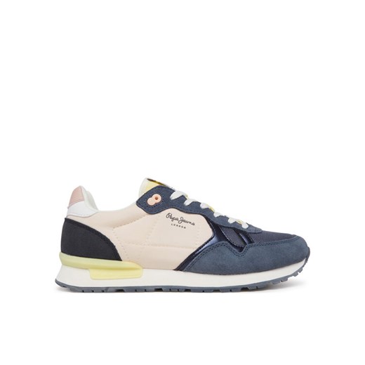 Sneakersy Pepe Jeans Brit Camp W PLS40038 Granatowy ze sklepu eobuwie.pl w kategorii Buty sportowe damskie - zdjęcie 182024834