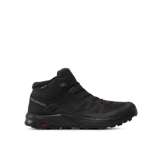 Trekkingi Salomon Outrise Mid Gtx L47143500 Czarny ze sklepu eobuwie.pl w kategorii Buty trekkingowe męskie - zdjęcie 182024870