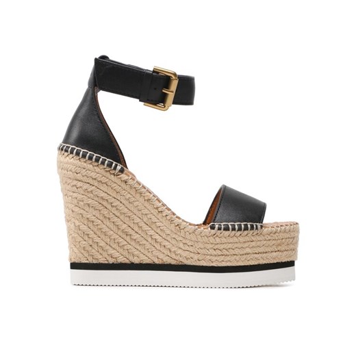 Espadryle See By Chloé SB26152 Czarny ze sklepu eobuwie.pl w kategorii Espadryle damskie - zdjęcie 182024922