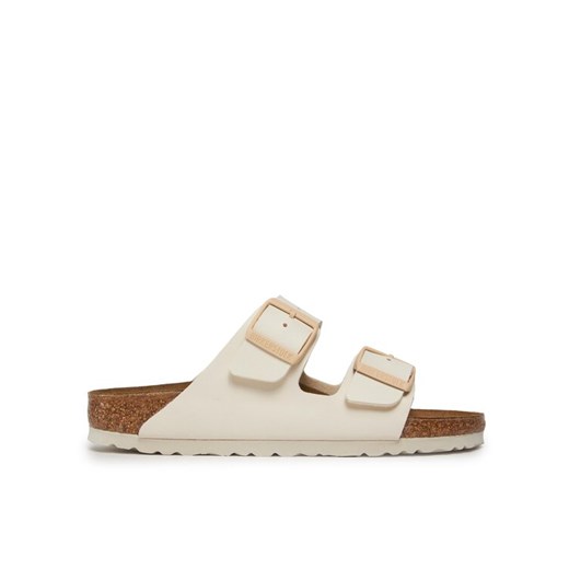 Klapki Birkenstock Arizona Birko-Flor 1027339 Beżowy ze sklepu eobuwie.pl w kategorii Klapki damskie - zdjęcie 182024981