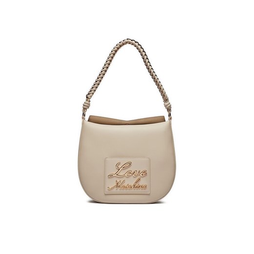 Torebka LOVE MOSCHINO JC4120PP1ILM0110 Beżowy ze sklepu eobuwie.pl w kategorii Listonoszki - zdjęcie 182024984